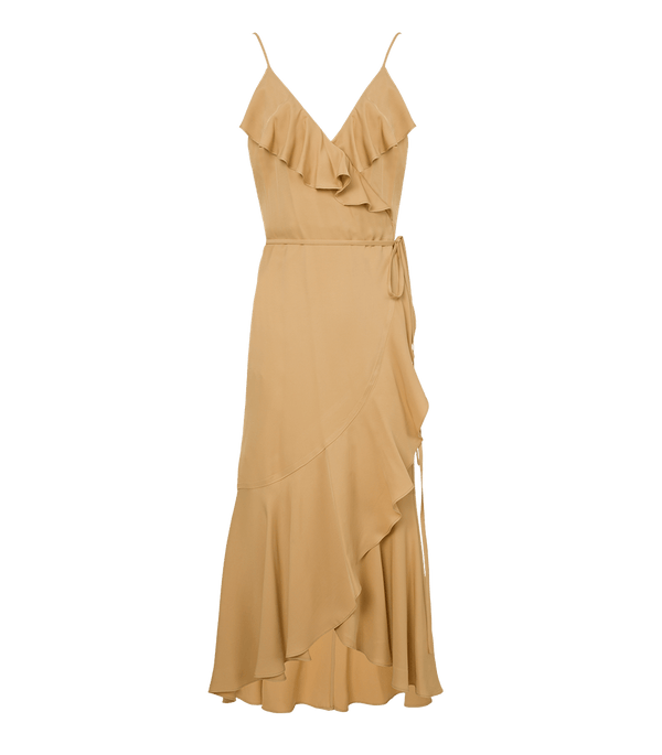 Dress Apoella Agnes Long Ruffle Dress S/M / Honey Apoella