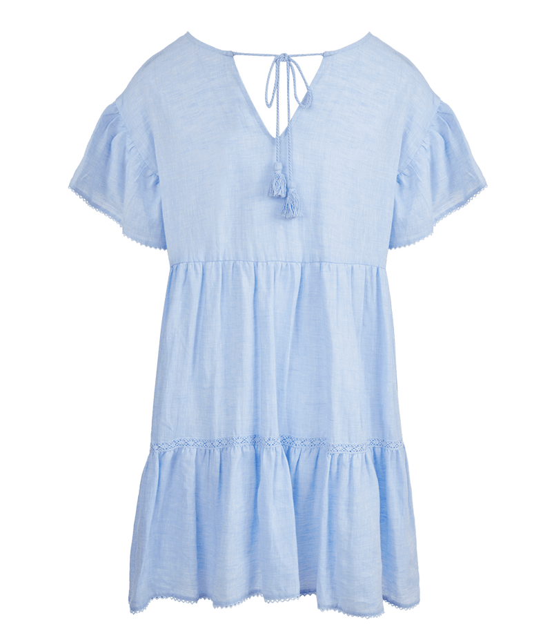 Dress Apoella Aliki Short Sleeve Mini Dress O/S / Sky Apoella