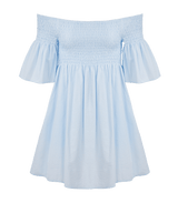 Dress Apoella Arianna Smocked Bell Sleeve Mini Dress S/M / Sky Apoella