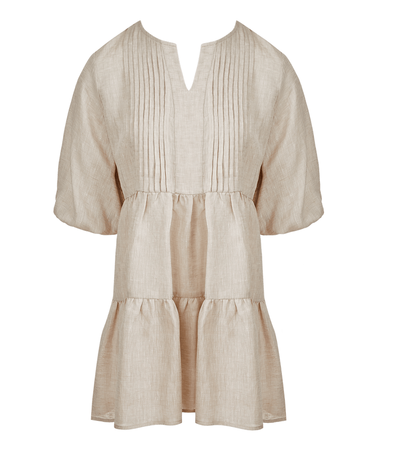 Dress Apoella Cassia Linen Mini Dress O/S / Beige Apoella