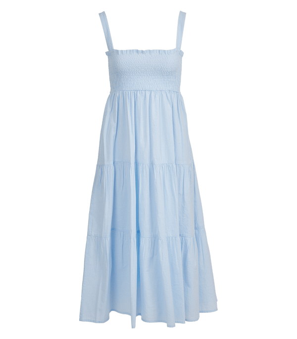 Dress Apoella Helen Smocked Midi Dress S/M / Sky Apoella