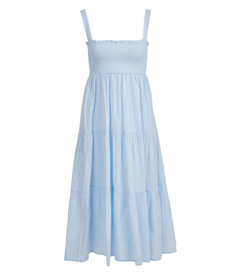 Dress Apoella Helen Smocked Midi Dress S/M / Sky Apoella