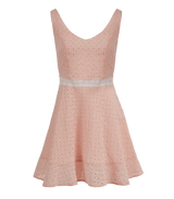 Dress Apoella Olivia Broderie A-Line Short Dress S / Peach Apoella