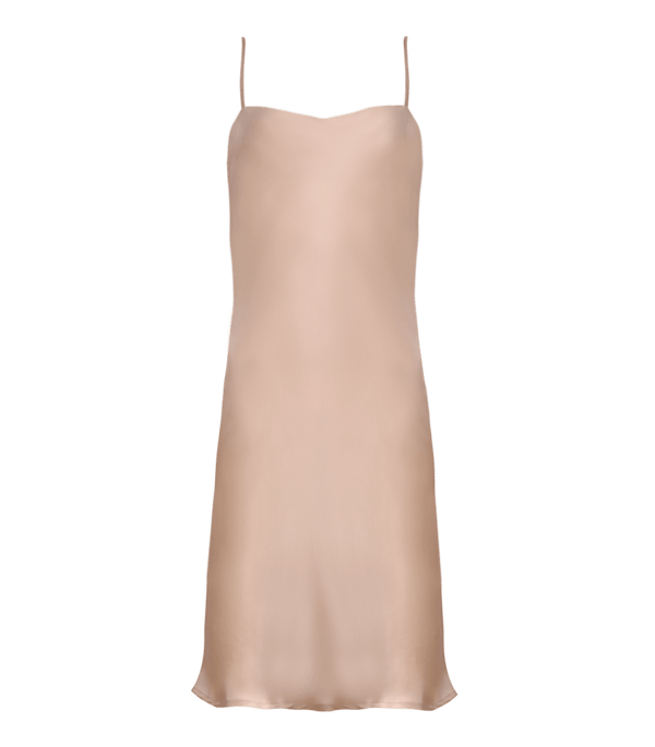 Dress Apoella Silia Mini Silk Slip Dress S / Salmon Apoella