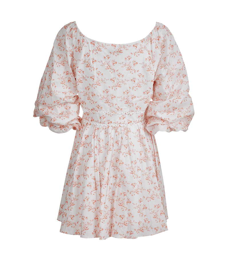 Dresses Caroline Constas Blakely Mini Dress Blush Watercolor Floral Apoella