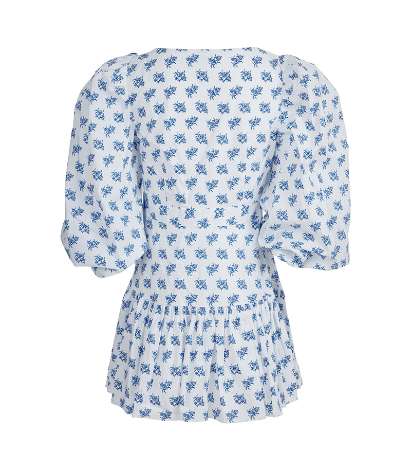 Dresses Caroline Constas Julian Mini Dress Blue Toile Spot Apoella