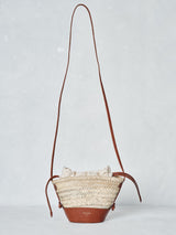 Handbags Zeus n Dione THALASSINI SMALL STRAW BAG O/S / TOBACCO Apoella
