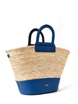 Handbags Zeus n Dione Thalassini Straw Beach Bag Gobalt / O/S Apoella