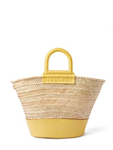 Handbags Zeus n Dione Thalassini Straw Beach Bag Lemon / O/S Apoella