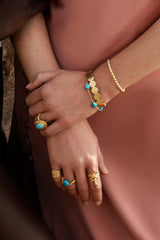 Jewelry Antonia Karra HARMONIA CUFF BRACELET O/S / GOLD Apoella