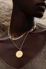 Jewelry Antonia Karra RHEA GOLD-PLATED NECKLACE O/S / GOLD Apoella