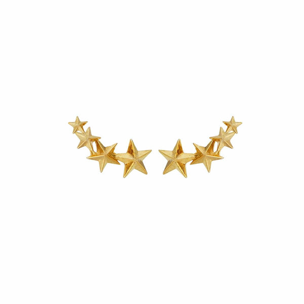 Jewelry Marianna Lemos 4 Star Climber Earrings O/S / Gold Apoella