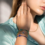 Jewelry Marianna Lemos Blue Eye Bangle O/S / Blue Apoella