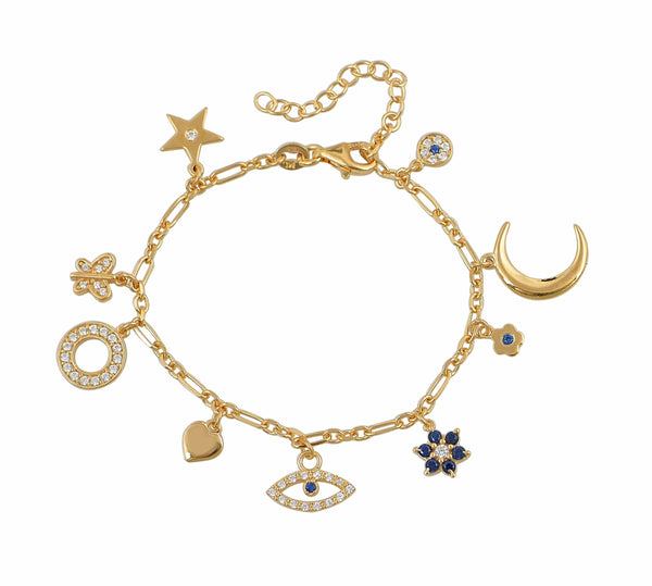 Jewelry Marianna Lemos Charm Bracelet O/S / Gold Apoella