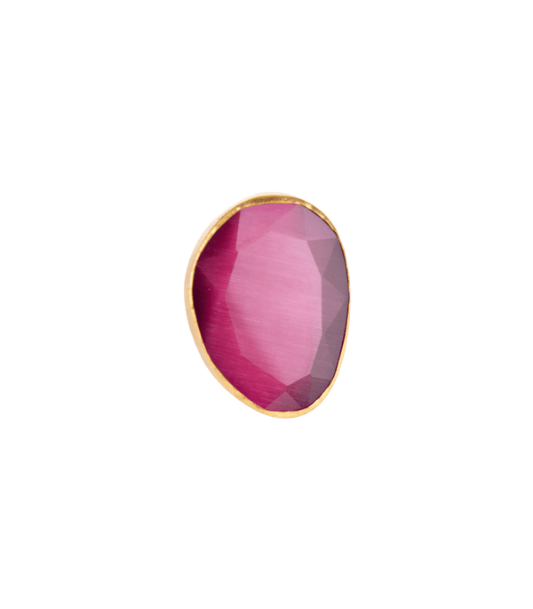 Jewelry Nes Paris Maelle Ring Cat Eyes Large Model O/S / Pink Apoella