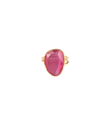 Jewelry Nes Paris Ring Cat Eyes Small Model O/S / Pink Apoella
