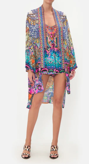 Kimono Camilla Lucky Charms Kimono Blue Multi O/S / Blue Multi Apoella
