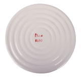 Plates Rhea Kalo Medium Rim Plate Red Kiss Red Kiss Apoella