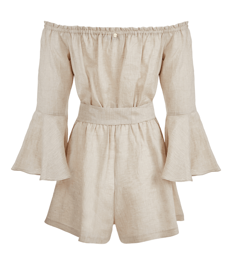 Playsuit Apoella Helectra Linen Off Shoulder Playsuit Apoella