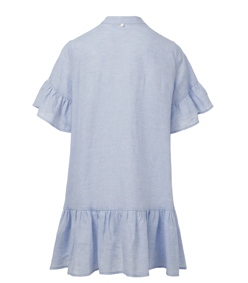 Shirtdress Apoella Chara Ruffle Shirtdress O/S / Sky Apoella