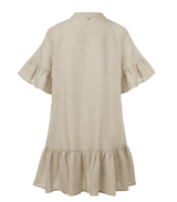 Shirtdress Apoella Chara Ruffle Shirtdress O/S / Beige Apoella