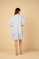 Shirtdress Apoella Chara Ruffle Shirtdress O/S / Sky Apoella