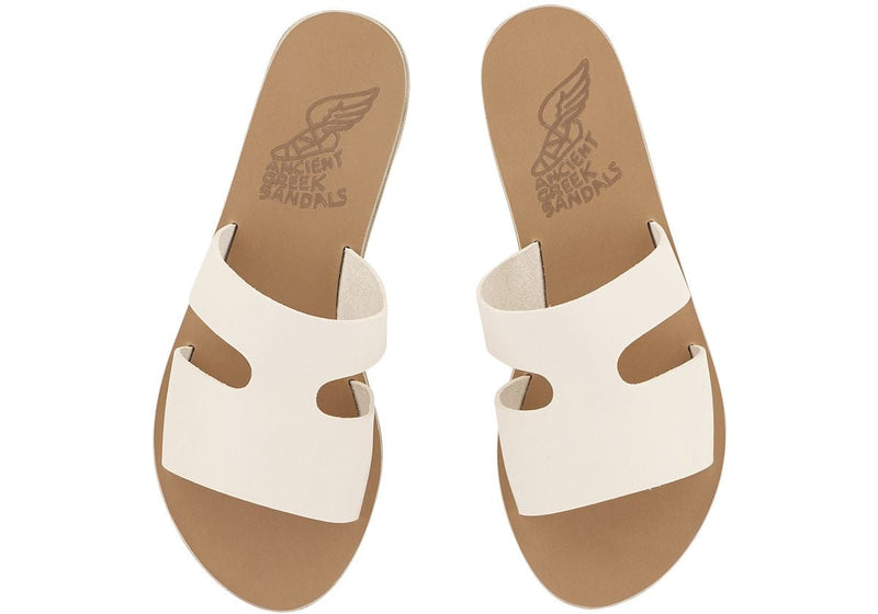 Shoes Ancient Greek Sandals Apteros Leather Slide Sandals Apoella