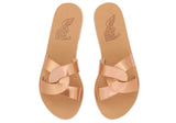 Shoes Ancient Greek Sandals Desmos Iridescent Slide Sandals Apoella