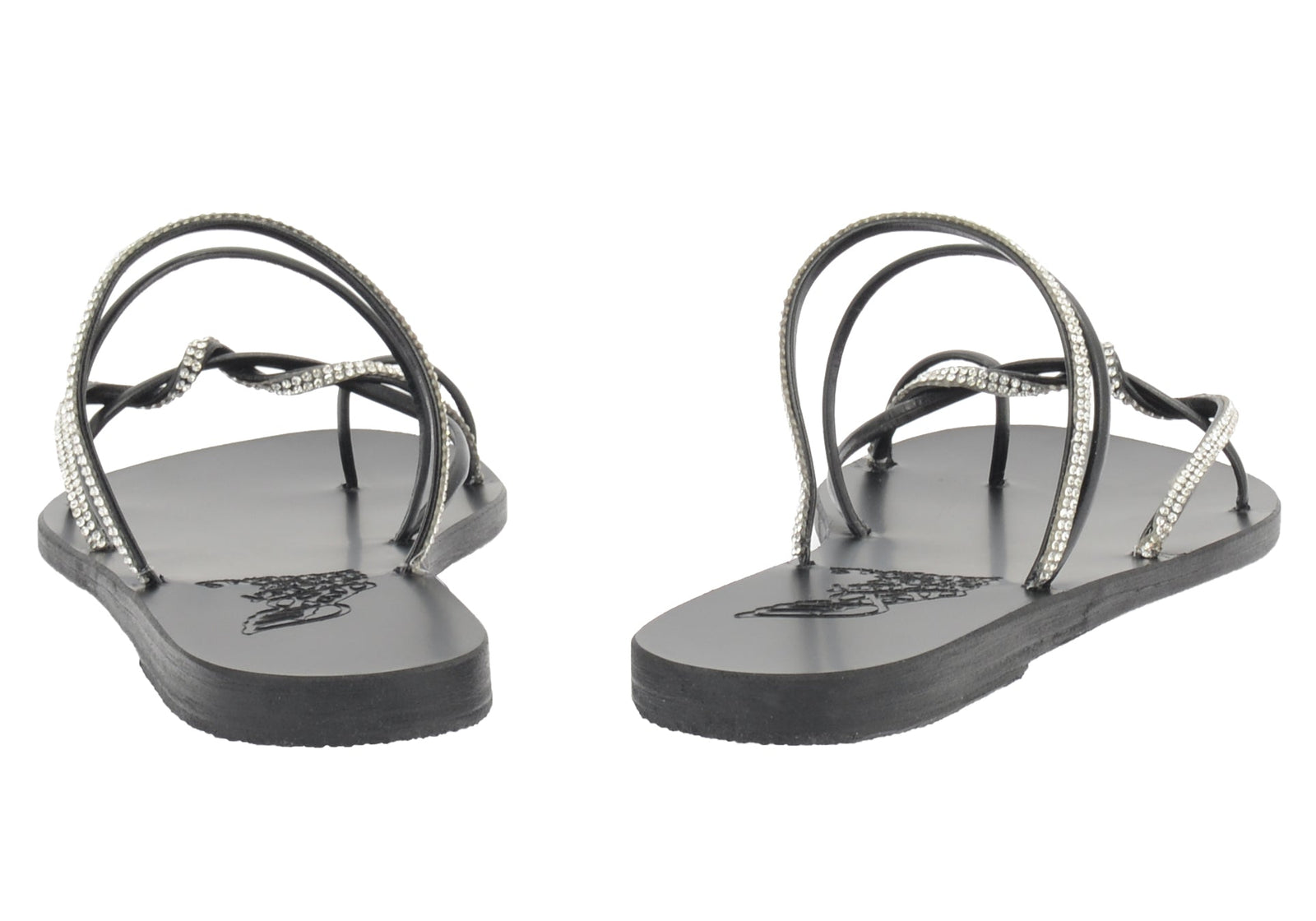 Fantasia Sandals Black - Ancient Greek Sandals | Apoella