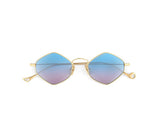 Sunglasses Eyepetizer Amelie Blue Violet Gradient Lenses Gold Sunglasses Apoella