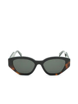 Sunglasses Zeus n Dione Semeli Geometric Butterfly-Effect Sunglasses With Two-One Detail Black Apoella