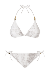 Swimwear Heidi Klein CORE ALHAMBRA ROPE TRIANGLE TIE BIKINI SNAKE Snake / S Apoella