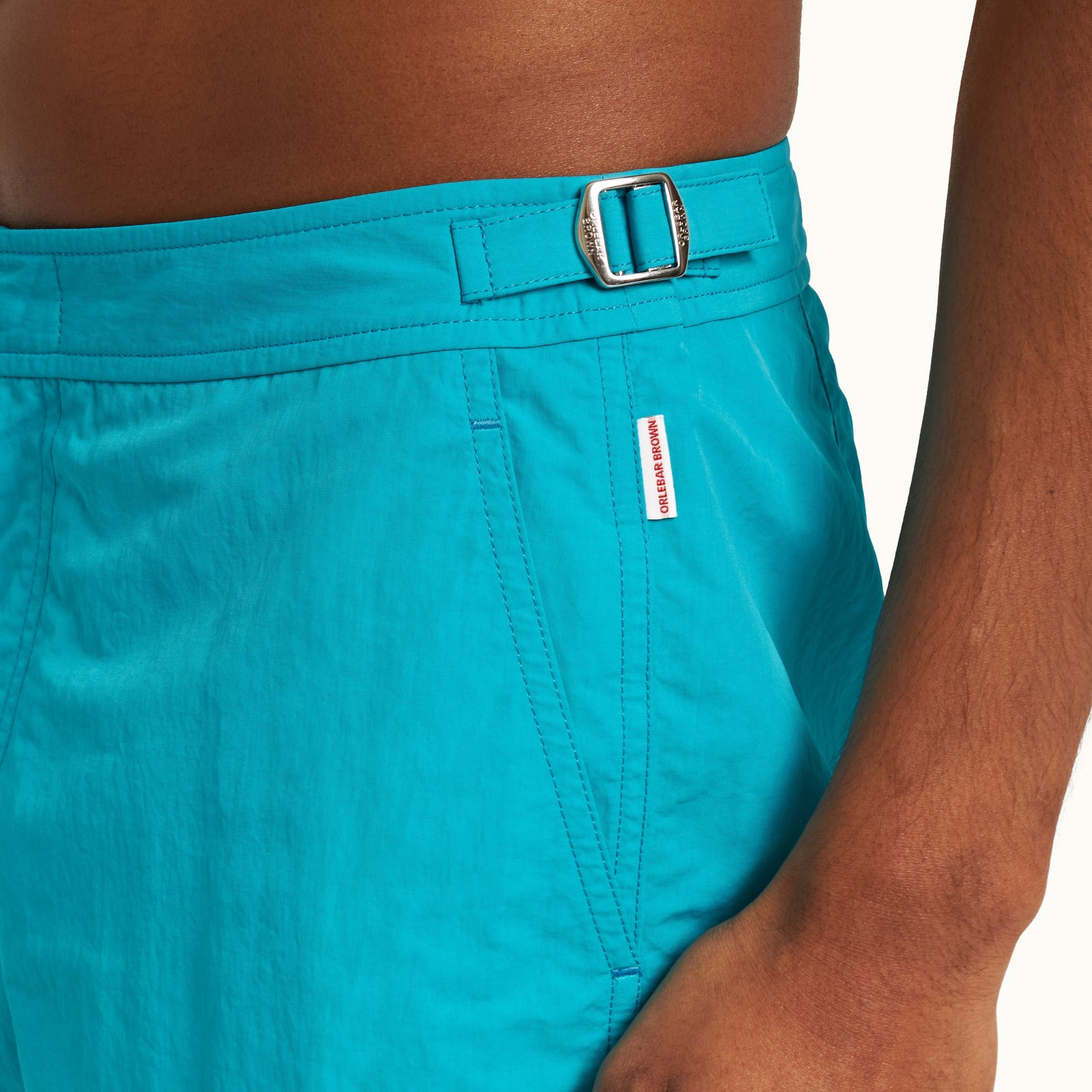Bulldog Mid Swim Shorts Crystal Sea - Orlebar Brown