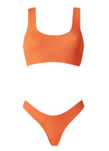 Swimwear Stefania Frangista CELIN ATHLETIC HIGH WAISTED BIKINI SPONGE S / Papaya Apoella