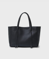 Tote Callista Crafts Tote Medium Grained Leather Black O/S / Black Apoella
