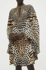 Tunic Camilla For The Love Of Leo High Neck Tunic Leopard O/S / Leopard Apoella